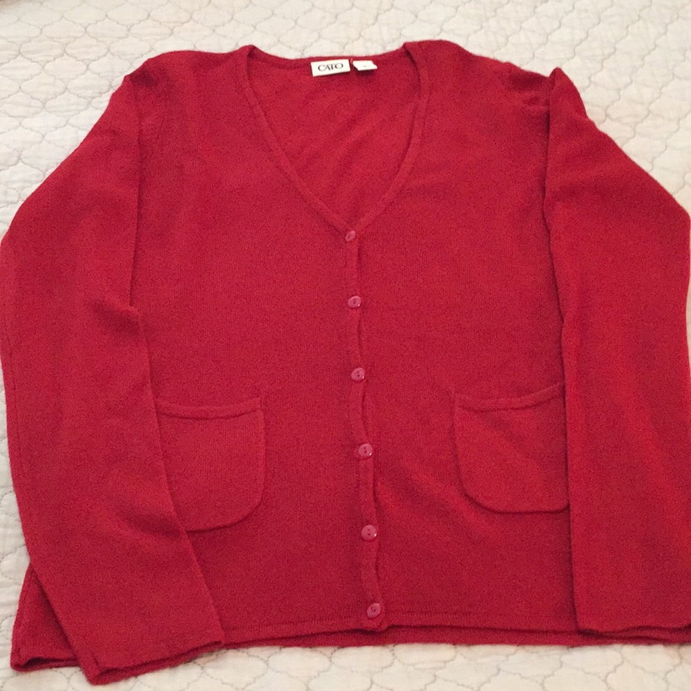 Cato women’s  red sweater size M